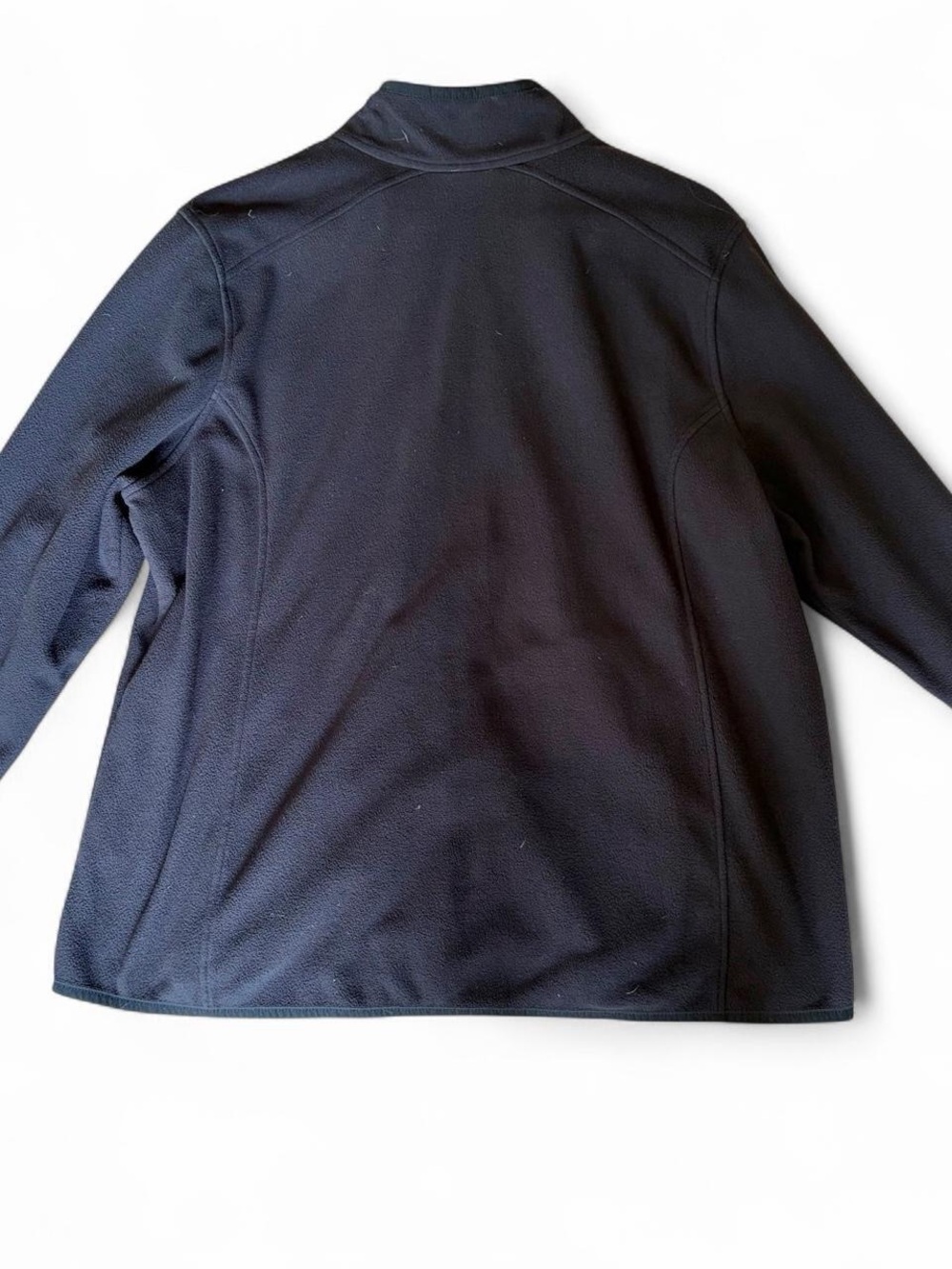 L.L. Bean Black Full-Zip Fleece Jacket - Women 2X - Picture 5 of 6